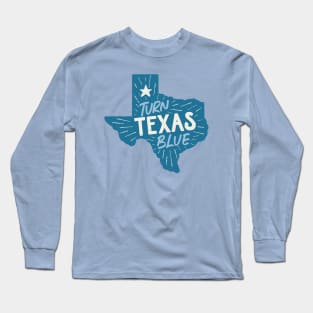 Turn Texas Blue Long Sleeve T-Shirt